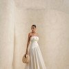 VESTIDO MIDI HELENA SAIA ASSIMÉTRICA - OFF WHITE