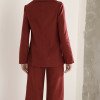 CONJUNTO FILIPA BLAZER E CALÇA LINHO - MARSALA