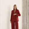 CONJUNTO FILIPA BLAZER E CALÇA LINHO - MARSALA