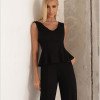 CONJUNTO MÔNICA BLUSA E CALÇA MONTARIA - PRETO