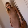 VESTIDO ESTEFÂNIA LONGUETE TRICÔ - CAMEL