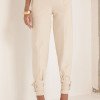 CONJUNTO MÔNICA BLUSA E CALÇA MONTARIA - AREIA