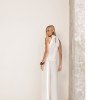 CONJUNTO PALOMA BLUSA E CALÇA VIÉS - OFF WHITE