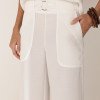 CONJUNTO PALOMA BLUSA E CALÇA VIÉS - OFF WHITE