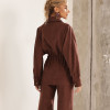 CONJUNTO TÓQUIO CASACO E CALÇA AVELUDADO - MARROM