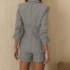 BLAZER LISTRADO LAURA - CINZA
