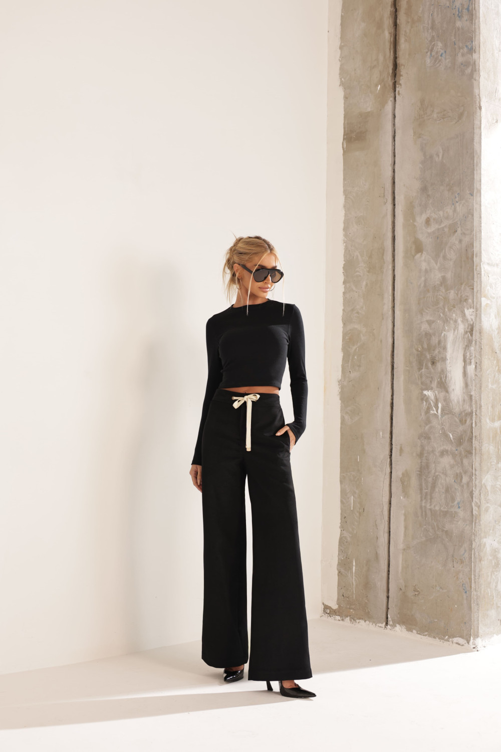 BLUSA MANGA LONGA MARCIELLE - PRETO