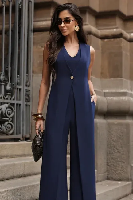 MACACÃO JUJU DUPLO - AZUL MARINHO