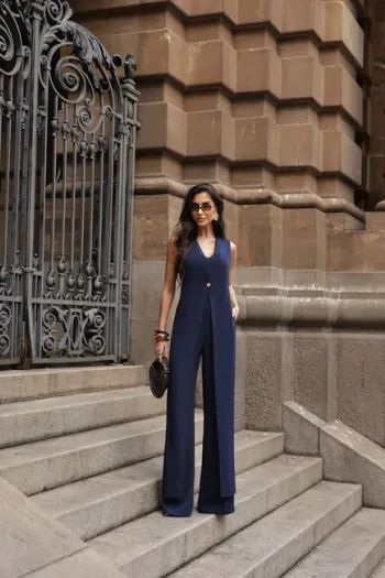 MACACÃO JUJU DUPLO - AZUL MARINHO