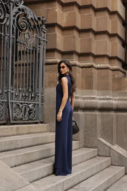 MACACÃO JUJU DUPLO - AZUL MARINHO