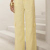 CONJUNTO REGATA E CALÇA MILANO LINHO - CAMOMILA