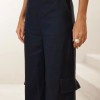 CONJUNTO REGATA E CALÇA MILANO LINHO - AZUL MARINHO