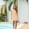 CONJUNTO CAMISA E SHORT LAISE BRUNA - LARANJA