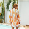 CONJUNTO CAMISA E SHORT LAISE BRUNA - LARANJA