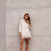 CONJUNTO CAMISA E SHORT LAISE BRUNA - DOURADO