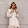 CONJUNTO CAMISA E SHORT LAISE BRUNA - DOURADO