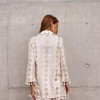 CONJUNTO CAMISA E SHORT LAISE BRUNA - DOURADO