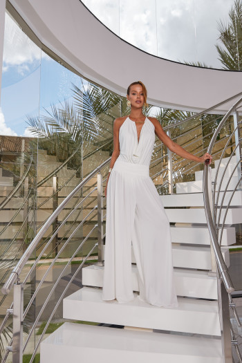 CONJUNTO BODY E CALÇA PARIS - OFF WHITE