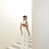 MACACÃO PALA PESPONTADO SOLANGE - OFF WHITE