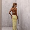 VESTIDO LONGO DETALHE CINTURA FERNANDA - CAMOMILA