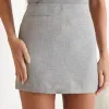SHORT SAIA ALFAIATARIA GABY - CINZA