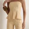 CONJUNTO TÁSSIA BLUSA E CALÇA SARJA - CAMOMILA