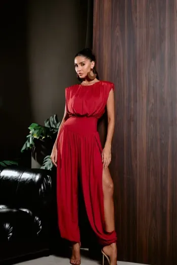 MACACÃO ALADIM BRUNA - VERMELHO