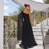VESTIDO LONGO UM OMBRO SOPHIA - PRETO
