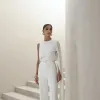 CONJUNTO ALFAIATARIA CALÇA E BLUSA ASSIMÉTRICA - OFF WHITE