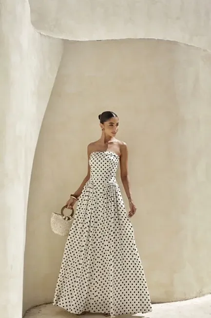 VESTIDO LONGO POÁ JUJU - OFF WHITE