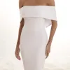 VESTIDO GABRIELE MIDI OMBRO A OMBRO - BRANCO
