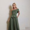 VESTIDO LARA MIDI COM CINTO - VERDE