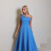 VESTIDO LAYS MIDI LAÇO - AZUL