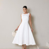 VESTIDO ANA PAULA MIDI ALFAIATARIA PREMIUM - OFF WHITE