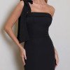 VESTIDO LONGUETE CÁSSIA ALFAIATARIA - PRETO