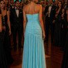 VESTIDO DE FESTA ALICE MICROTULE COM CAPA - AZUL TIFFANY