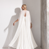 VESTIDO DE FESTA ANGELINA MANGA CAPA - OFF WHITE