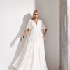 VESTIDO DE FESTA ANGELINA MANGA CAPA - OFF WHITE