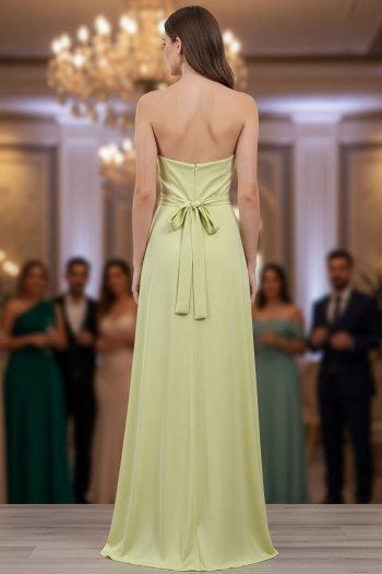 VESTIDO DE FESTA CINTIA T.Q.C LONGO FENDA - LIMA