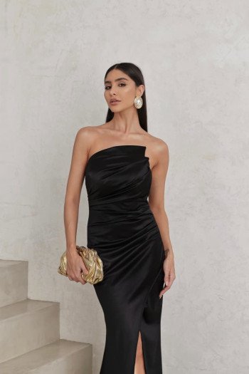 VESTIDO DE FESTA MILÃO T.Q.C. - PRETO