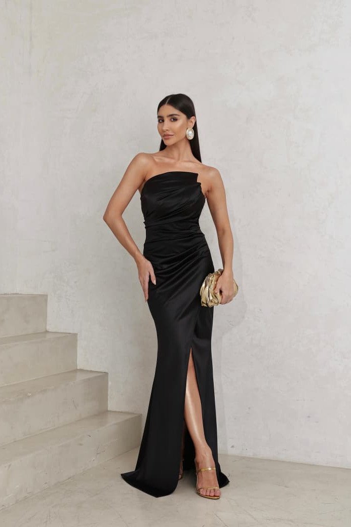 VESTIDO DE FESTA MILÃO T.Q.C. - PRETO