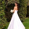 VESTIDO FESTA GLAM DECOTE OMBRO A OMBRO ZIBELINE NOIVINHAS - OFF WHITE