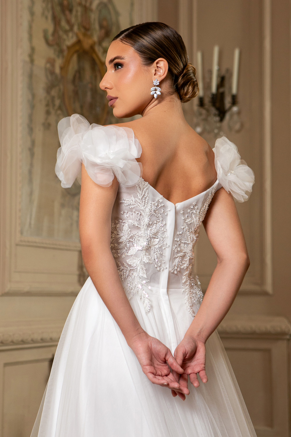 VESTIDO BORDADO MARIE NOIVINHAS - BRANCO