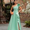 VESTIDO DE FESTA ANTONELLA ZIBELINE - VERDE MENTA