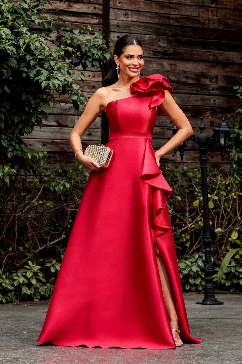 VESTIDO DE FESTA ANTONELLA ZIBELINE - VERMELHO