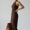 MACACÃO RENATA ALFAIATARIA FINESSE - MARROM