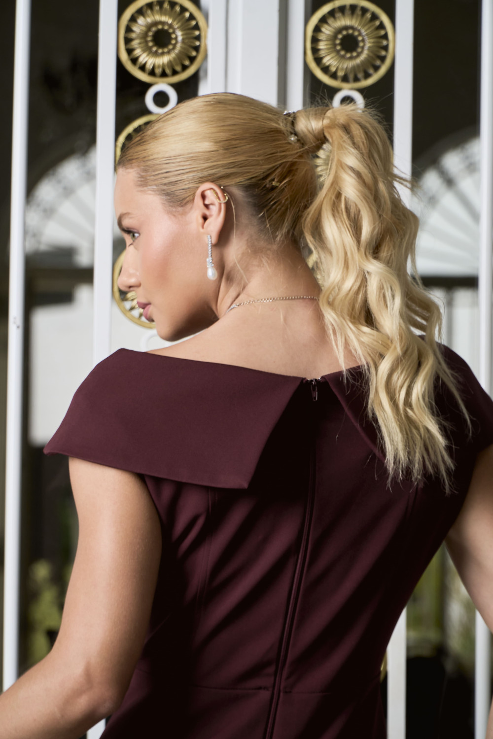 VESTIDO ANTÔNIA MIDI - VINHO