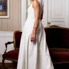 VESTIDO ELIZA LONGO MILANO NOIVINHAS - OFF WHITE