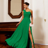VESTIDO DE FESTA KIM ALÇA MULTIFORMAS - VERDE ESMERALDA