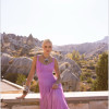 VESTIDO CHRISTINE LONGO TULE FRANZIDO - ROSA